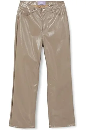 JJXX Jxkenya HW - Pantaloni in Finta Pelle, , M Donna