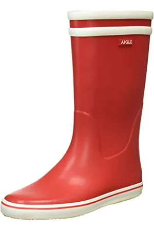 Aigle Malouine Bt, Stivali di Gomma, Donna, Rosso (Rouge/Blanc), 35 EU