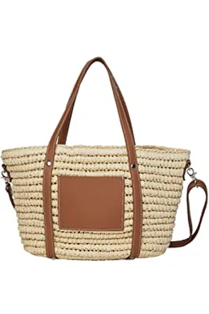Pieces® PCLEXI Straw Daily Bag, Sacchetto Donna