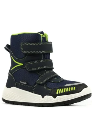 Richter Kinderschuhe RS-1, Stivali da Neve, Atlantic/Black/Lime, 39 EU