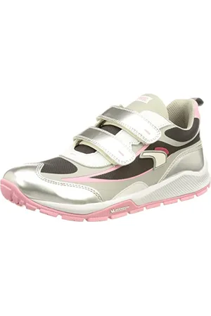 Primigi LAB 84192, Scarpe da Ginnastica Basse, Bambine e Ragazze, Grigio (Argento), 28 EU