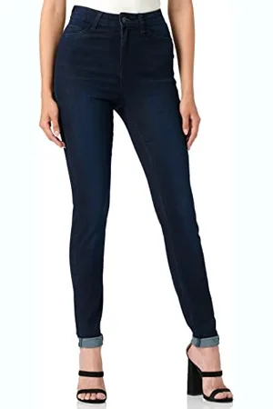Noisy May Nmcallie HW Skinny Vi241db Noos, Blu Jeans Scuro, 30W x 32L Donna