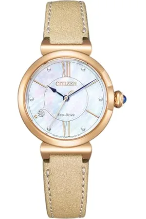 Citizen Orologio Analogico Eco-Drive Donna con Cinturino in Pelle EM1073-18D