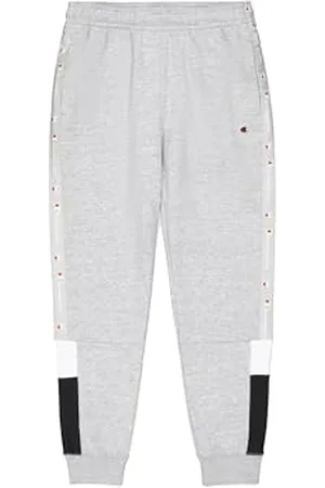 Champion Legacy Retro Sport (220335) -Soft Compact Poly Fleece Rib Cuff Pantaloni da Tuta, (NOXM/NNY/Wht), M Uomo