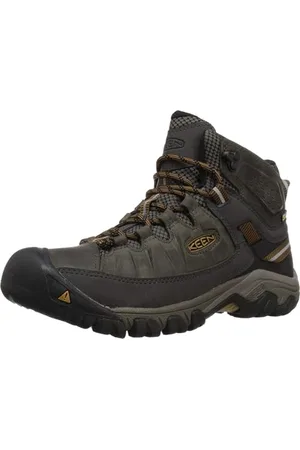 Keen Targhee 3 Mid Waterproof, Scarpe da escursionismo, Uomo, Marrone (Black Olive/Golden Brown), 49 EU