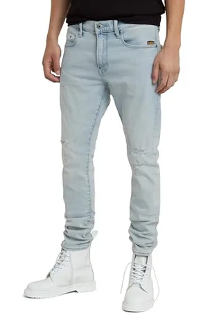 G-Star Uomo Revend FWD Skinny Jeans, (sun faded bluejay destroyed D20071-D634-G315), 32W / 30L
