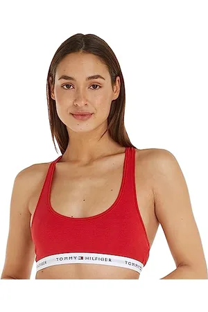 Tommy Hilfiger Bralette Donna Elasticizzata, (Primary Red), XS