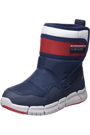 Geox J FLEXYPER BOY B ABX, Stivaletti Bambini e ragazzi, NAVY/RED, 30 EU