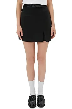Koton Slitted Mini Skort Gonna, (Black), 46 da Donna