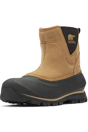 sorel Buxton Pull On Boot WP, Stivali da Neve Impermeabili, Uomo, Delta/Black 2023/2024, 43 EU