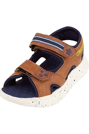 Kappa Chios K Sandali Unisex - Bambini e ragazzi, Marrone (Cognac/Navy), 29 EU