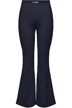 ONLY Onlastrid Life HW Flare Pin Pant CC TLR Pantaloni in Tessuto, , 38W x 32L Donna