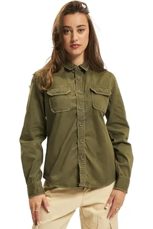 Brandit Women Vintage Shirt Long Sleev, Donna, , XXL