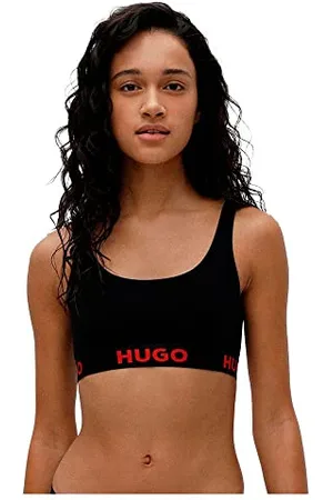 HUGO BOSS Bralette Sporty Logo Brassière, , L Donna