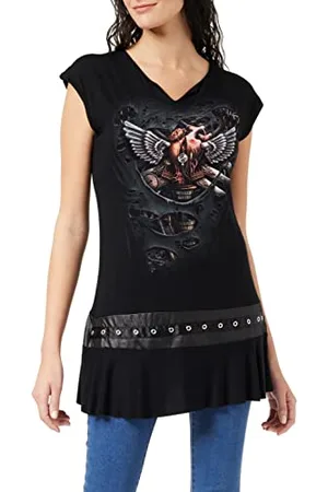 Spiral Steam Punk Ripped Donna Miniabito L 95% Viscosa, 5% elasthane