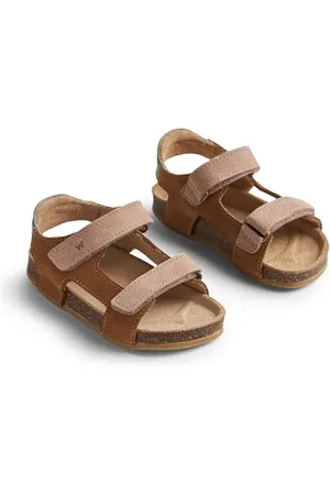 WHEAT Zehenfreie Kork-Sandale Corey-Unisex-Echtes Leder, Scarpe per Chi Inizia a Camminare Bambini, , 26 EU