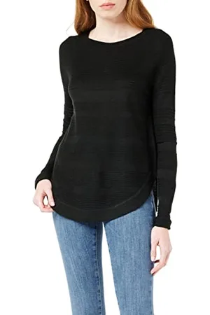 ONLY Onlcaviar L/s Pullover Knt Noos, Felpa Donna, (Black Black), 34 (Taglia Produttore: X-Small)