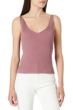 JDY Nanna S/L Top Knt Noos, T-shirt Donna, (Wistful Mauve), S