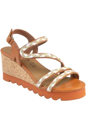 Chattawak 18halzacamel37, Sandali con Tacco Donna, , 37 EU
