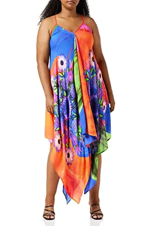 Desigual Eco Beach Floral Vestito, , Medium Donna