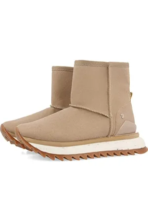 Gioseppo Sneakers Beige a Stivaletto da Donna amqui, Stile Australiano.