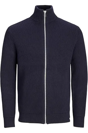 JACK & JONES Knitted Cardigan RDD Plain Knitted Cardigan L L