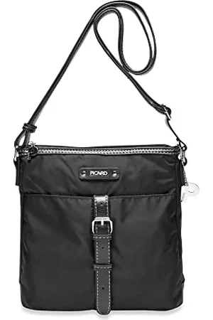 Picard Sonja, Borsa a Tracolla Donna, (Schwarz), 4x24x23 Centimeters (B x H x T)