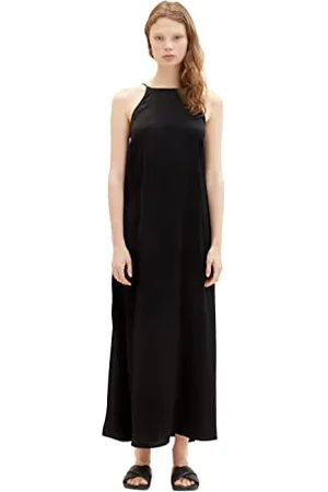 TOM TAILOR 1036609 Vestito, 14482-Nero Profondo, XXL Donna