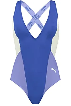 PUMA Swimsuit 701221729 Costume da Bagno, (Elektro Purple), XS Donna
