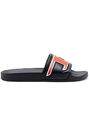 Diesel MAYEMI, Sandali Uomo, Black/Red-H8984, 44 EU