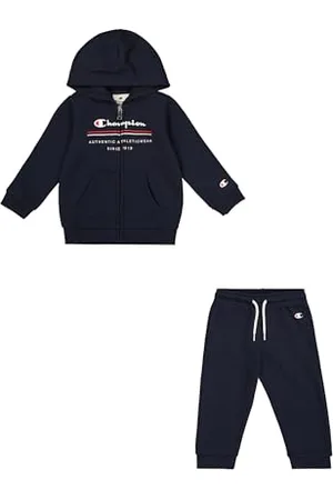 Champion Legacy Graphic Shop TD (306846) -Ultra-Light Soft Compact Powerblend Fleece Hooded Completo, , 12 Mesi Bambino