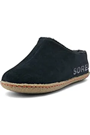 sorel Lanner Ridge 2, Pantofole, Unisex - Bambini e ragazzi, Black/Sage , 37 EU
