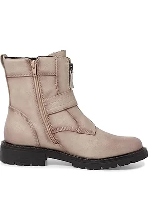 Jana 8-25470-41, Stivaletto Donna, Marrone (Stone), 37 EU Larga