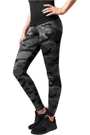 Urban classics Ladies Leggings, (Dark Camo), XS Donna