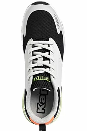 Kappa MYAGI JR Lace Low Cut Sneakers | Kid | Size 38 | Grey LT/Black/Orange, Sneaker, EU