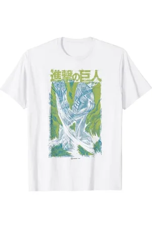 Attack on Titan Colossal Titan Kanji Manga Color Epic Poster Maglietta