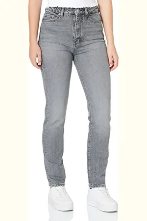 JJXX Jxberlin Slim HW Rc2004 Noos Jeans, Grigio Denim, 28W x 32L Donna