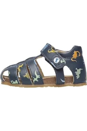 Falcotto ALBY-Sandali semi chiusi in pelle con stampa dinosauri, 18
