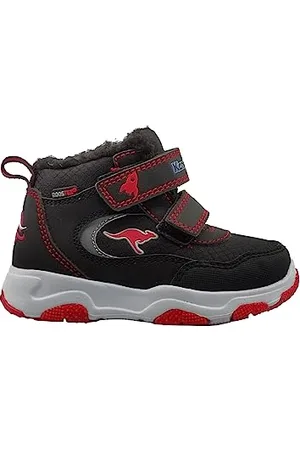 KangaROOS KS-Freezer V RTX, Stivali, Jet Black/Fiery Red, 24 EU