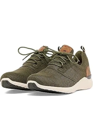 Mustang 1272-301-9, Scarpe da Ginnastica Basse Donna, Verde (Grün Khaki 777), 42 EU