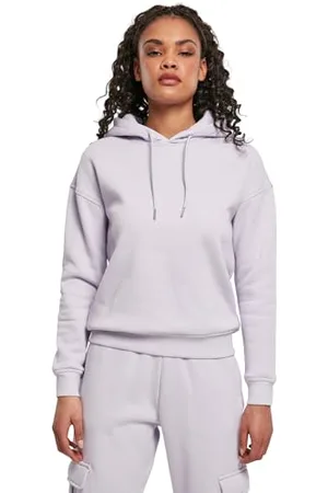 Urban classics Felpa con Cappuccio Donna Invernale, Pullover Caldo Manica Lunga, Maglione Pesante per Ragazza, Colore softlilac, Taglia L