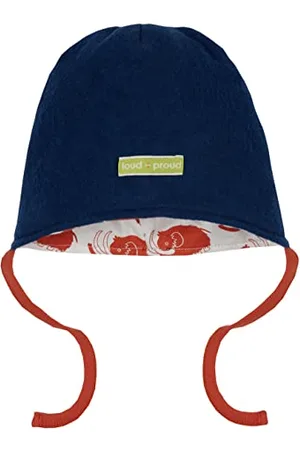 loud + proud Berretto in Pile, Certificato GOTS, , 50-56 Unisex-Bambini e Ragazzi
