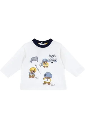 chicco T-Shirt in Cotone a Maniche Lunghe