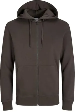 Jjestar Basic Sweat Zip Hood Noos Felpa, Pacciamatura, M Uomo