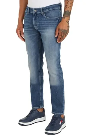 Tommy Hilfiger Scanton Slim BH1264 DM0DM18721 Pantaloni di Jeans, ( Dark), 30W / 34L Uomo