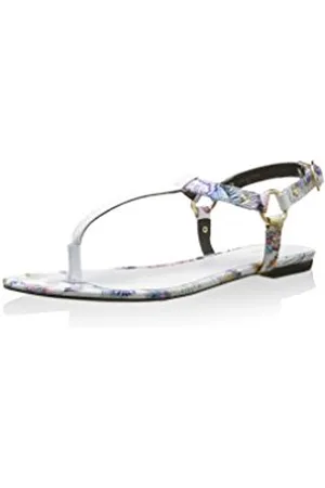 Roberto Cavalli Sandalo Basso Bianco/Multicolore EU 38