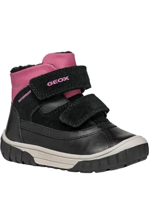 Geox B Omar Girl WPF C, Stivaletto Bambina, Black/Fuchsia, 25 EU