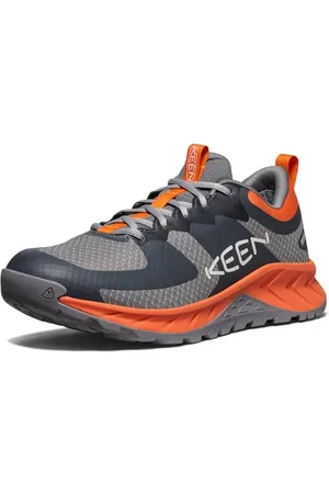 Keen Versacore Waterproof, Scarpe da Escursionismo Uomo, Steel Grey/Scarlet Ibis, 40 EU