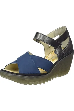 Fly London Yent365fly, Sandali con Zeppa Donna, , 36 EU