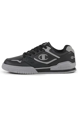 Champion 3 Point Tech Low, Sneakers Uomo, Nero/Grigio Scuro (KK003), 45.5 EU